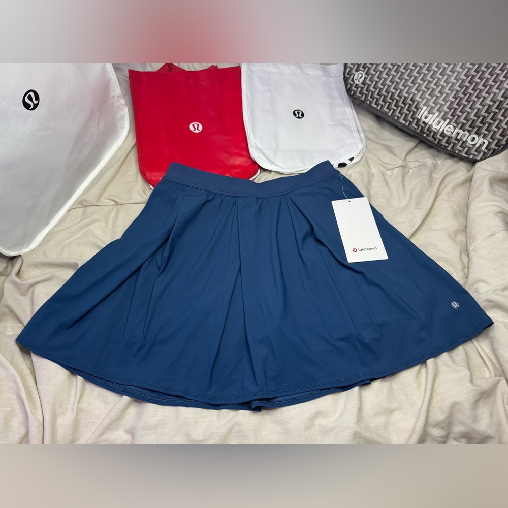 Lululemon Angled-Pleat High-Rise Tennis Skirt size S or XL NWT!
